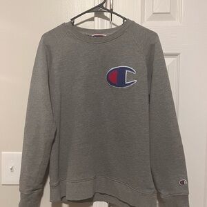 Champion Heather Gray Crewneck Sweatshirt